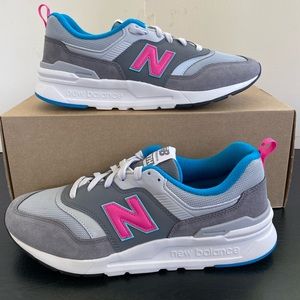 New Balance 997B Castlerock Sneaker Gray Pink Blue